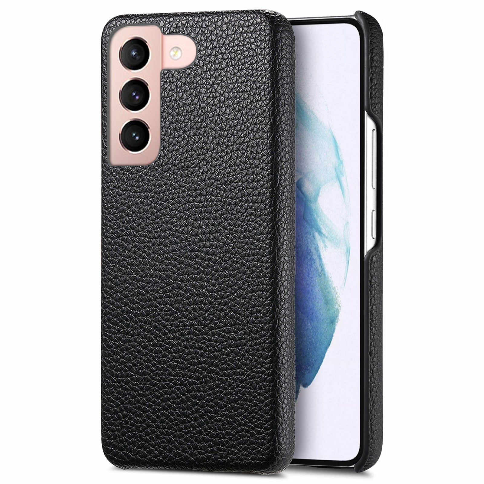 Y1 For Samsung Galaxy S21+ 5G Case Scratch-proof Litchi Texture Leather+PC Back Cover Y1 For Samsung Galaxy S21+ 5G Case Scratch-proof Litchi Texture Leather+PC Back Cover